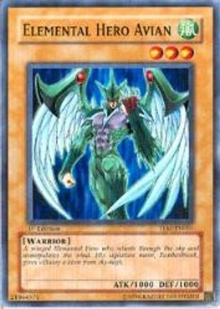 Image of Elemental Hero Avian (TLM-EN001) - The Lost Millennium 1st Edition