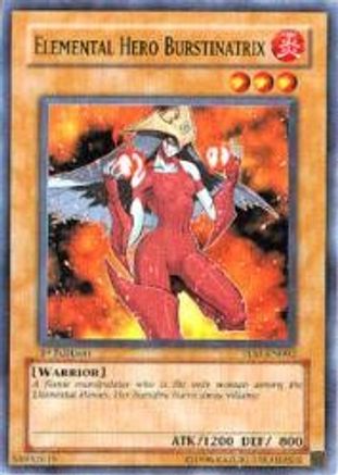 Image of Elemental Hero Burstinatrix (TLM-EN002) - The Lost Millennium 1st Edition