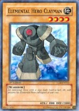 Image of Elemental Hero Clayman (TLM-EN003) - The Lost Millennium 1st Edition