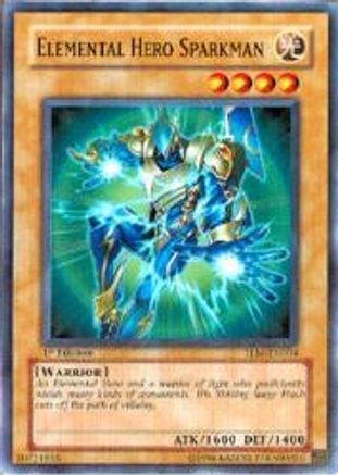 Image of Elemental Hero Sparkman (TLM-EN004) - The Lost Millennium 1st Edition