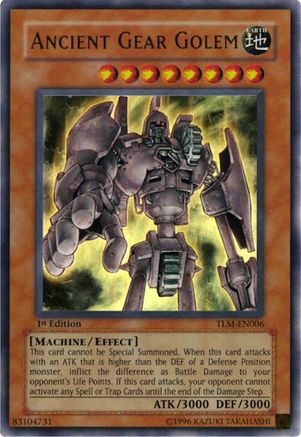 Image of Ancient Gear Golem (TLM-EN006) - The Lost Millennium Unlimited