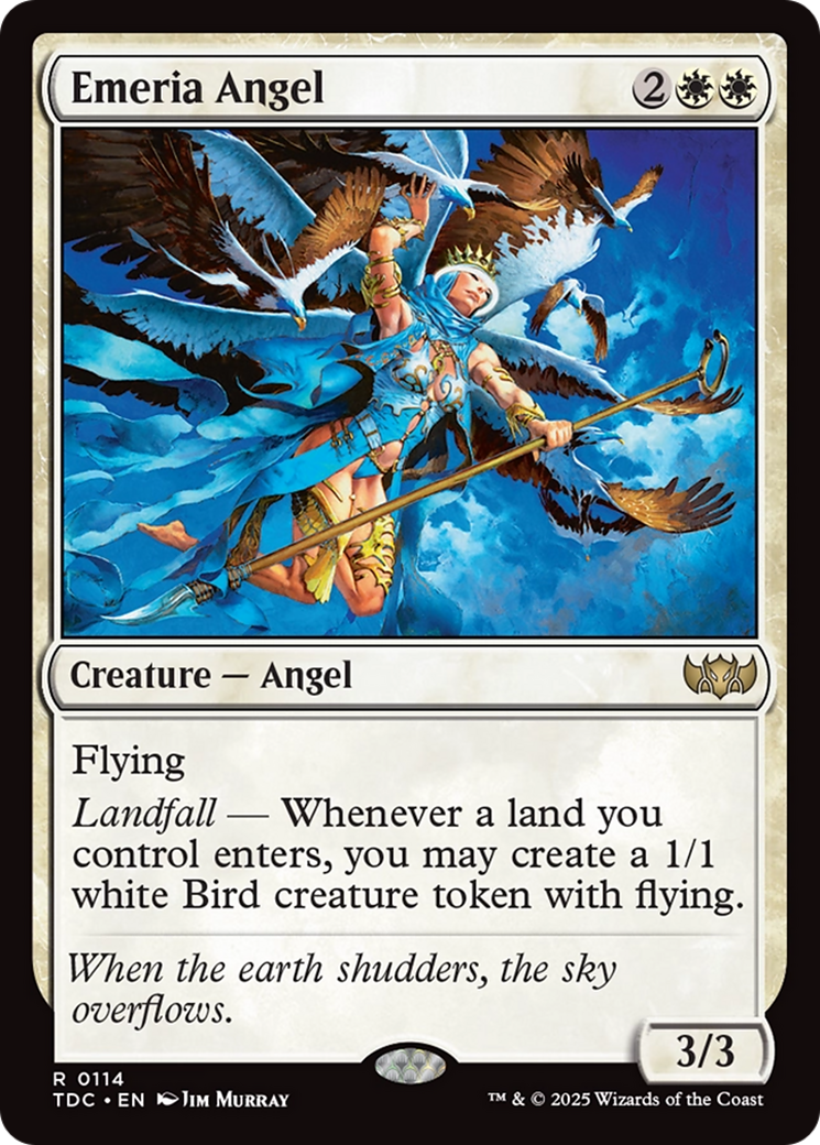 Image of Emeria Angel (TDC-114) - Commander: Tarkir: Dragonstorm