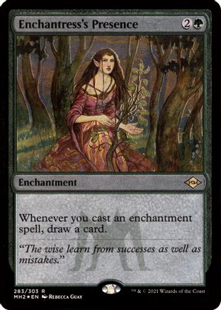 Image of Enchantress's Presence (Foil Etched) (MH2-283) - Modern Horizons 2 Foil