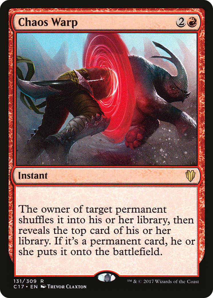 Image of Chaos Warp (C17-131) - Commander 2017