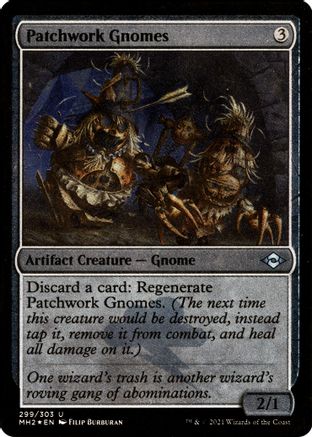 Image of Patchwork Gnomes (Foil Etched) (MH2-299) - Modern Horizons 2 Foil