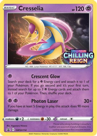 Image of Cresselia SWSH114  - Holofoil SWSH Sword & Shield Promo Cards - Promo