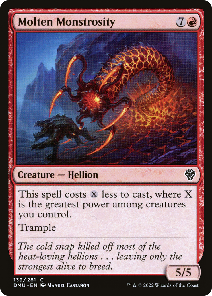 Image of Molten Monstrosity (DMU-139) - Dominaria United