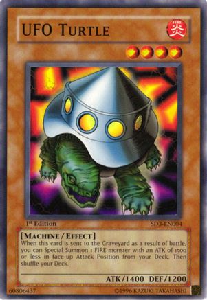 Image of UFO Turtle (SD3-EN004) - Structure Deck: Blaze of Destruction 1st Edition