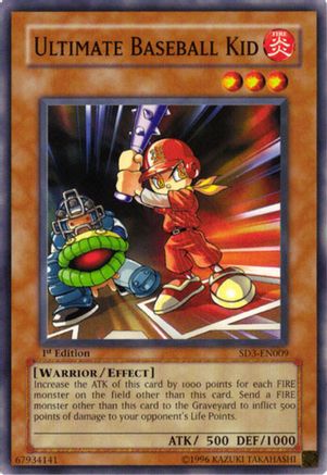 Image of Ultimate Baseball Kid (SD3-EN009) - Structure Deck: Blaze of Destruction 1st Edition