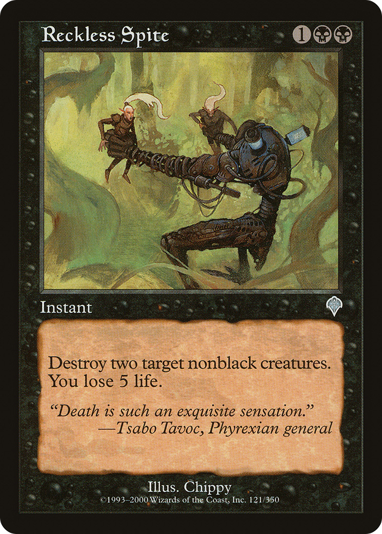 Image of Reckless Spite (INV-121) - Invasion