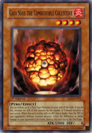 Image of Gaia Soul the Combustible Collective (SD3-EN012) - Structure Deck: Blaze of Destruction 1st Edition