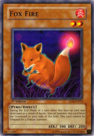 Image of Fox Fire (SD3-EN013) - Structure Deck: Blaze of Destruction 1st Edition