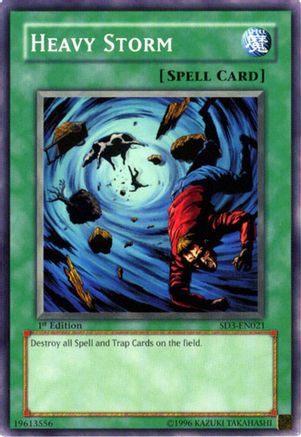 Image of Heavy Storm (SD3-EN021) - Structure Deck: Blaze of Destruction 1st Edition