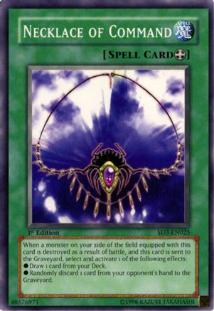 Image of Necklace of Command (SD3-EN025) - Structure Deck: Blaze of Destruction 1st Edition