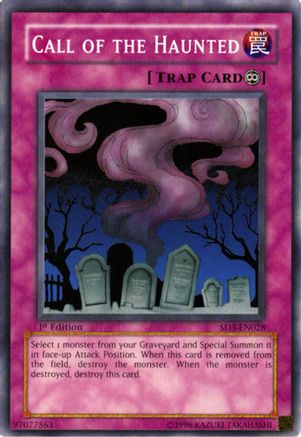 Image of Call of the Haunted (SD3-EN028) - Structure Deck: Blaze of Destruction 1st Edition