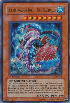 Image of Ocean Dragon Lord - Neo-Daedalus (SD4-EN001) - Structure Deck: Fury from the Deep 1st Edition