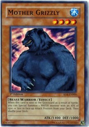 Image of Mother Grizzly (SD4-EN005) - Structure Deck: Fury from the Deep 1st Edition