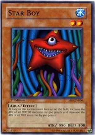Image of Star Boy (SD4-EN006) - Structure Deck: Fury from the Deep 1st Edition