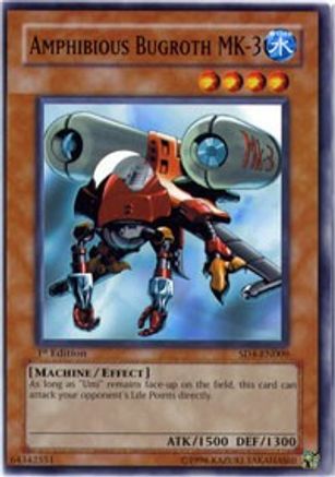 Image of Amphibious Bugroth MK-3 (SD4-EN009) - Structure Deck: Fury from the Deep 1st Edition