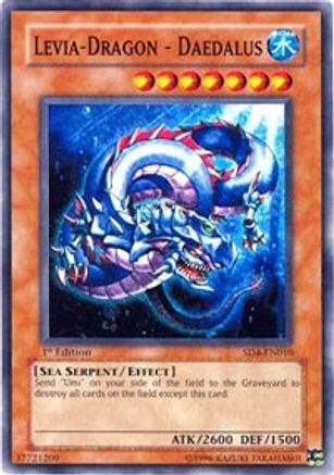 Image of Levia-Dragon - Daedalus (SD4-EN010) - Structure Deck: Fury from the Deep 1st Edition