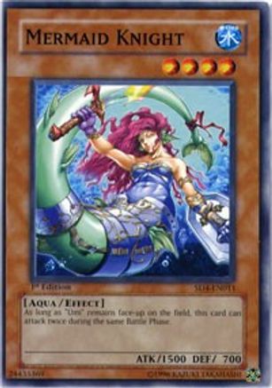 Image of Mermaid Knight (SD4-EN011) - Structure Deck: Fury from the Deep 1st Edition