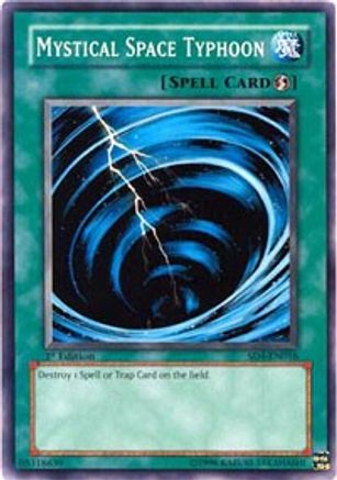 Image of Mystical Space Typhoon (SD4-EN016) - Structure Deck: Fury from the Deep 1st Edition