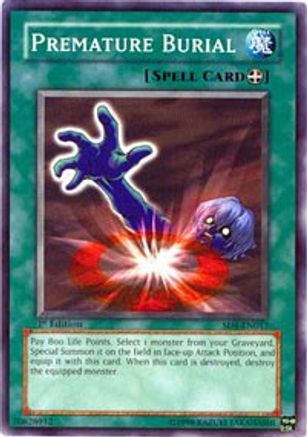 Image of Premature Burial (SD4-EN017) - Structure Deck: Fury from the Deep 1st Edition