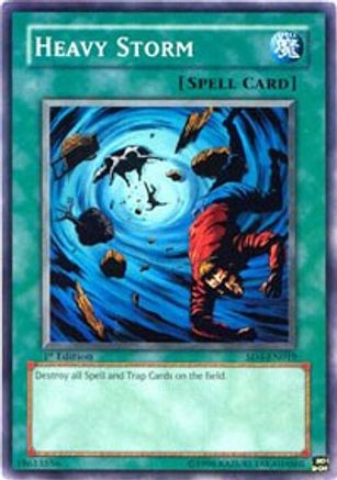 Image of Heavy Storm (SD4-EN019) - Structure Deck: Fury from the Deep 1st Edition