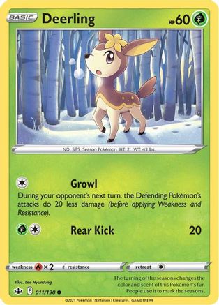 Image of Deerling 011/198  SWSH06 Chilling Reign - Common