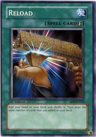 Image of Reload (SD4-EN022) - Structure Deck: Fury from the Deep 1st Edition