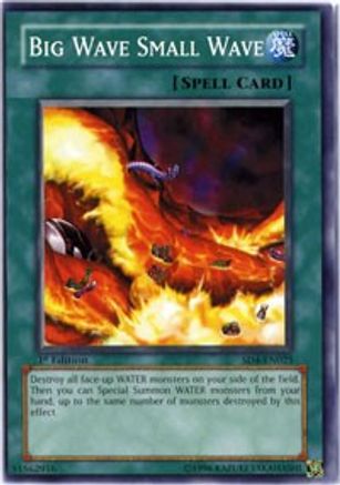 Image of Big Wave Small Wave (SD4-EN025) - Structure Deck: Fury from the Deep 1st Edition