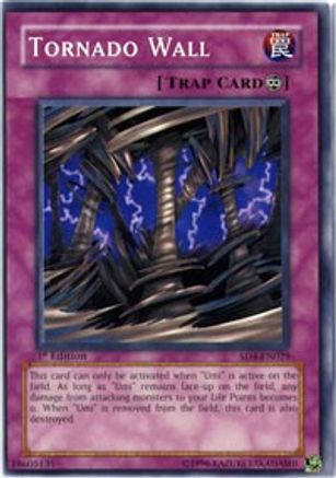 Image of Tornado Wall (SD4-EN029) - Structure Deck: Fury from the Deep 1st Edition