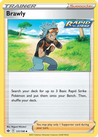 Image of Brawly 131/198  - Reverse Holofoil SWSH06 Chilling Reign - Uncommon