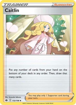 Image of Caitlin 132/198  SWSH06 Chilling Reign - Uncommon