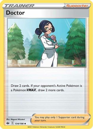 Image of Doctor 134/198  SWSH06 Chilling Reign - Uncommon