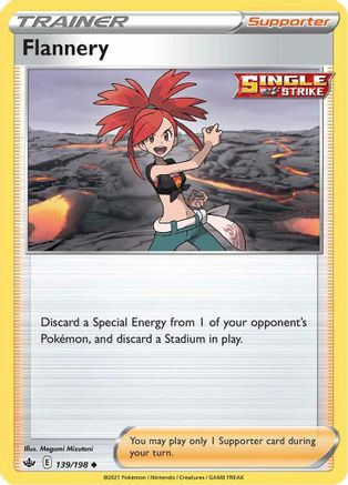 Image of Flannery 139/198  SWSH06 Chilling Reign - Uncommon