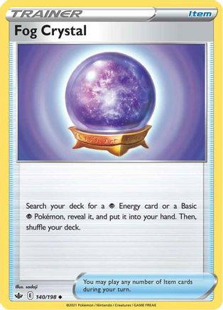 Image of Fog Crystal 140/198  - Reverse Holofoil SWSH06 Chilling Reign - Uncommon