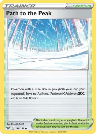 Image of Path to the Peak 148/198  SWSH06 Chilling Reign - Uncommon