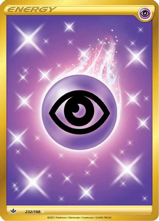 Image of Psychic Energy (Secret) 232/198  - Holofoil SWSH06 Chilling Reign - Secret Rare