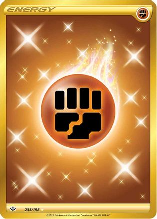Image of Fighting Energy (Secret) 233/198  - Holofoil SWSH06 Chilling Reign - Secret Rare