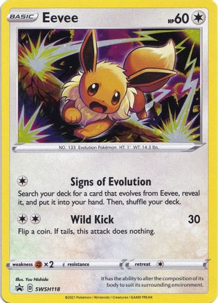 Image of Eevee SWSH118  - Holofoil SWSH Sword & Shield Promo Cards - Promo