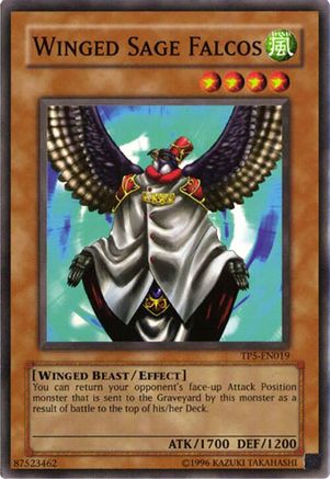 Image of Winged Sage Falcos (TP5-EN019) - Tournament Pack 5 Unlimited