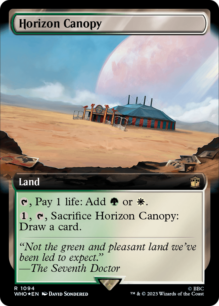 Image of Horizon Canopy (Extended Art) (Surge Foil) (WHO-1094) - Doctor Who: (Extended Art) Foil