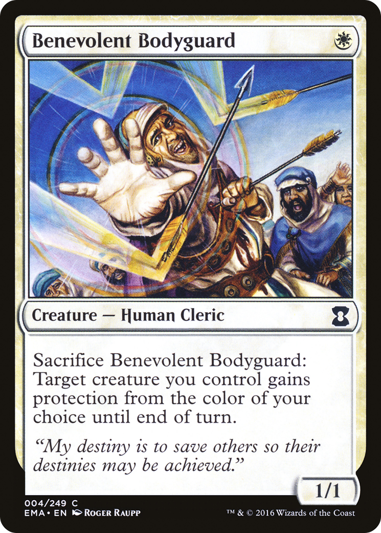 Image of Benevolent Bodyguard (EMA-004) - Eternal Masters Foil