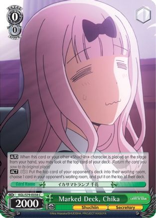 Image of Marked Deck, Chika (KGL/S79-E038 C) - Kaguya-sama: Love is War