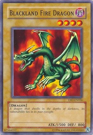 Image of Blackland Fire Dragon (DB2-EN036) - Dark Beginning 2 Unlimited