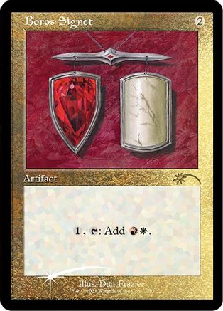 Image of Boros Signet (Foil Etched) (SLD-291) - Secret Lair Drop Series Foil