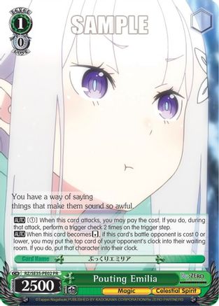 Image of Pouting Emilia (RZ/SE35-PE02 PR) - Re:ZERO: The Frozen Bond
