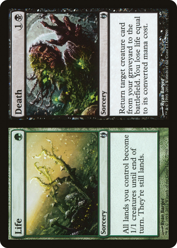 Image of Life // Death (DDJ-077) - Duel Decks: Izzet vs. Golgari