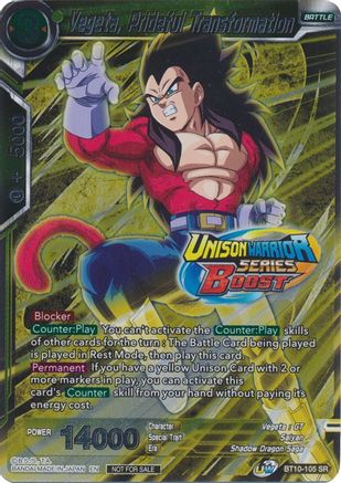 Image of Vegeta, Prideful Transformation (Event Pack 08) (BT10-105) - Tournament Promotion Cards